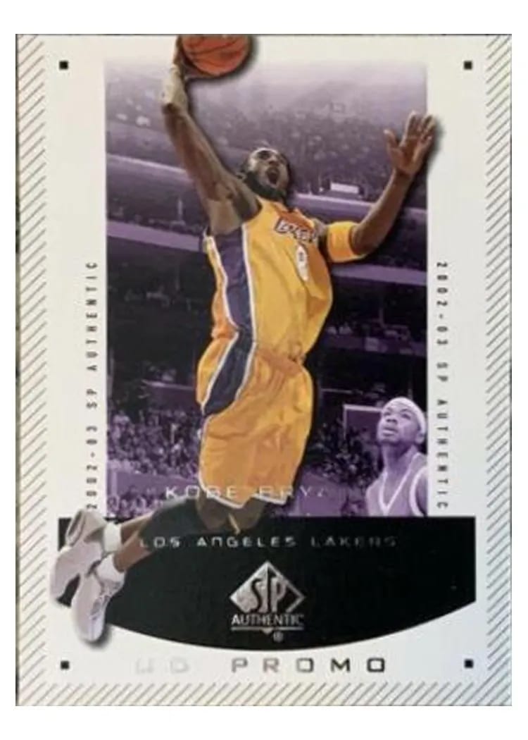 2002 SP Authentic Kobe Bryant Promo #37 card