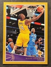 2009 Topps Kobe Bryant Gold #123 card