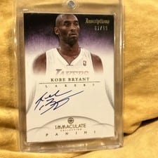 2012 Panini Prizm Autograph Kobe Bryant #1 card