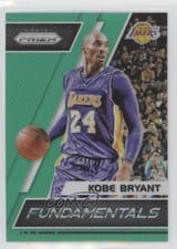 2017 Panini Prizm Fundamentals Kobe Bryant Green Prizm #2 card