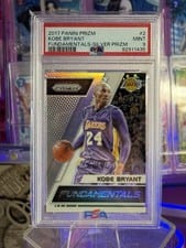 2017 Panini Prizm Fundamentals Kobe Bryant Silver Prizm #2 card