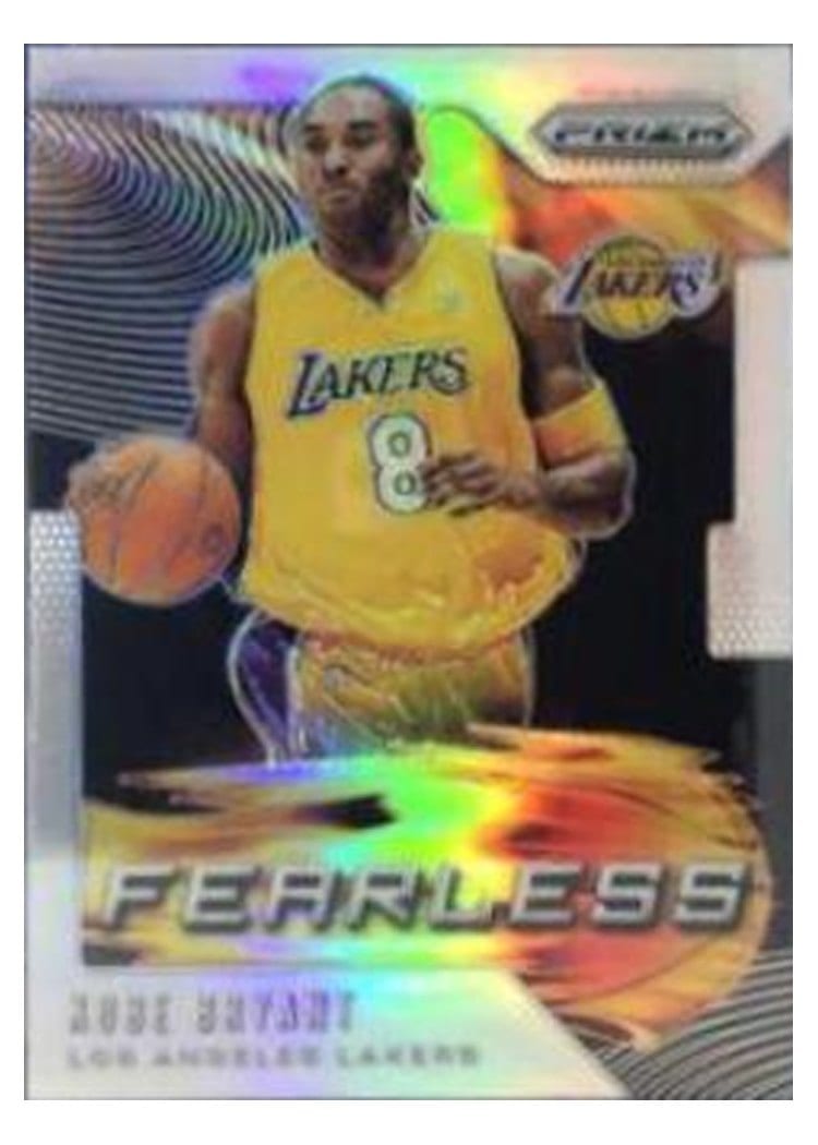 2019 Panini Prizm Fearless Kobe Bryant #12 card