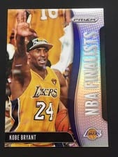 2019 Panini Prizm NBA Finalists Kobe Bryant Silver Prizm #9 card
