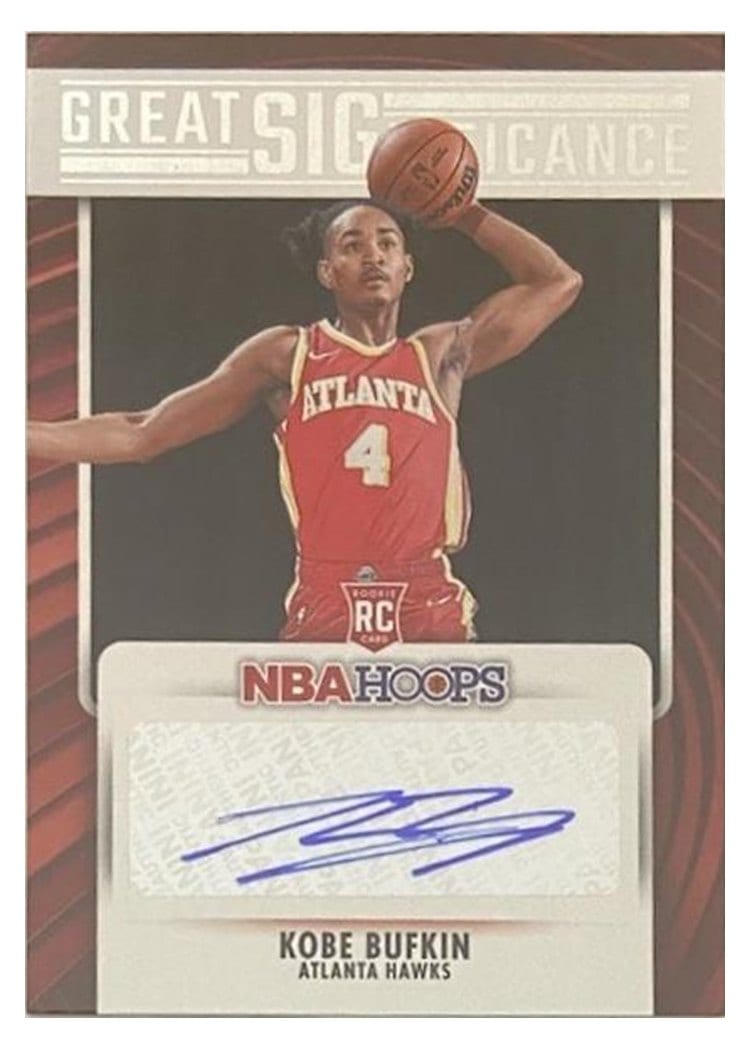 2023-24 Hoops Great SIGnificance Kobe Bufkin #GS-BUF card
