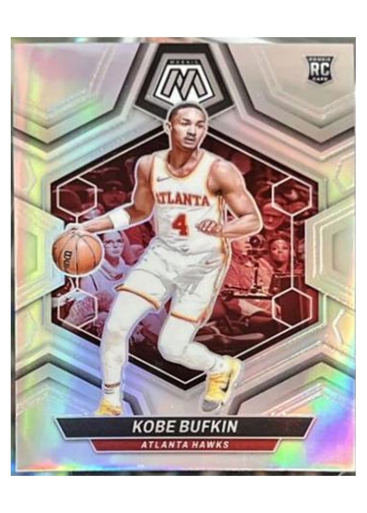 2023-24 Panini Mosaic Base Set Kobe Bufkin Silver #201 card