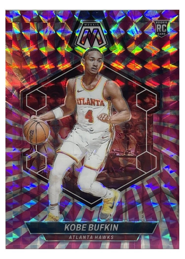 2023-24 Panini Mosaic Base Set Kobe Bufkin #201 card