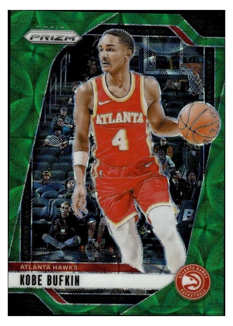 2024-25 Panini Prizm Base Set Kobe Bufkin #166 card