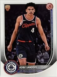2025-26 Bowman Base Set Kobe Sanders #47 card