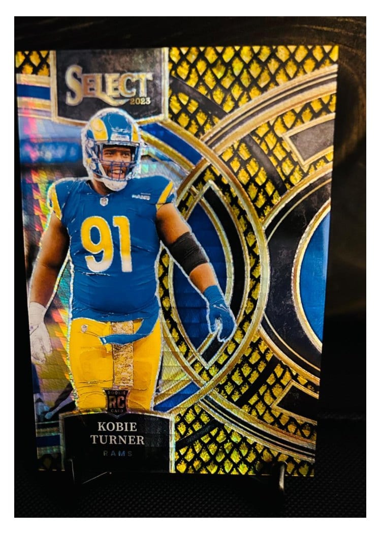 2023 Panini Select Base Set Kobie Turner Dragon Scale Gold Prizm #131 card