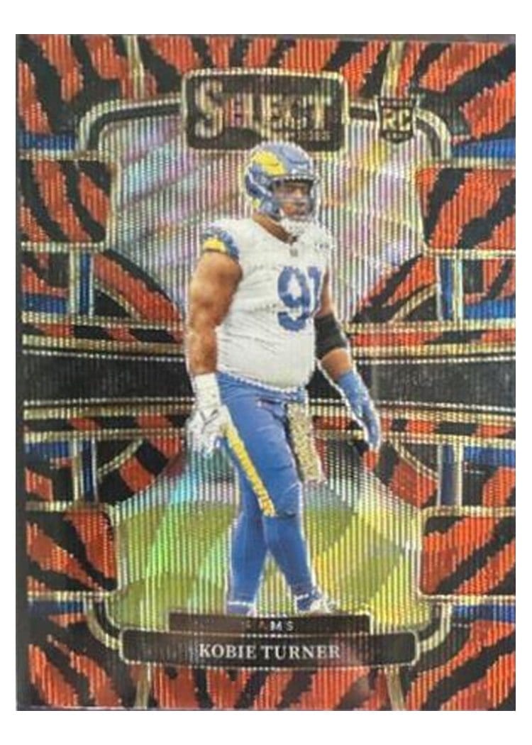 2023 Panini Select Base Set Kobie Turner Tiger Prizm #54 card