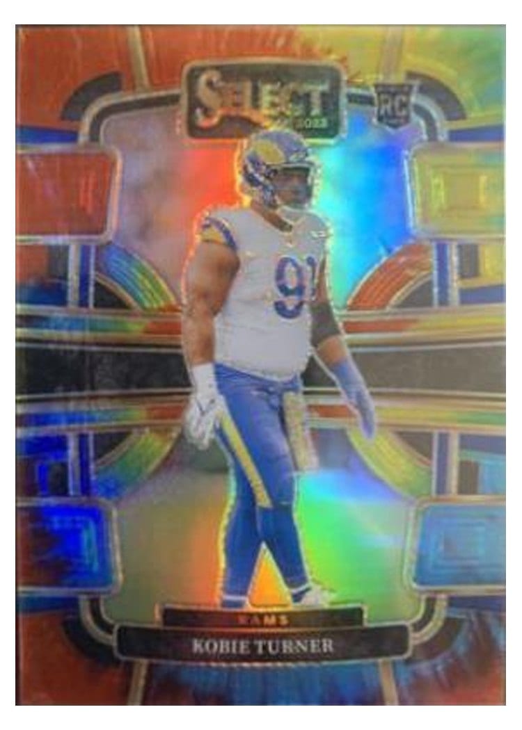 2023 Panini Select Base Set Kobie Turner Tie-Dye Prizm #54 card