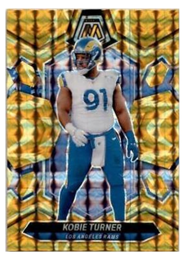 2024 Panini Mosaic Base Set Kobie Turner Yellow Reactive #132 card