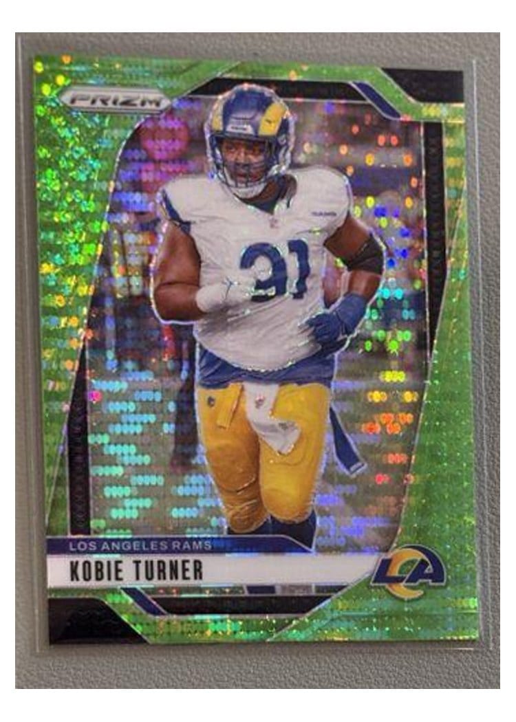 2024 Panini Prizm Base Set Kobie Turner Neon Green Pulsar #171 card