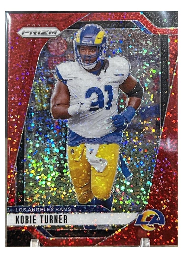 2024 Panini Prizm Base Set Kobie Turner Red Sparkle #171 card