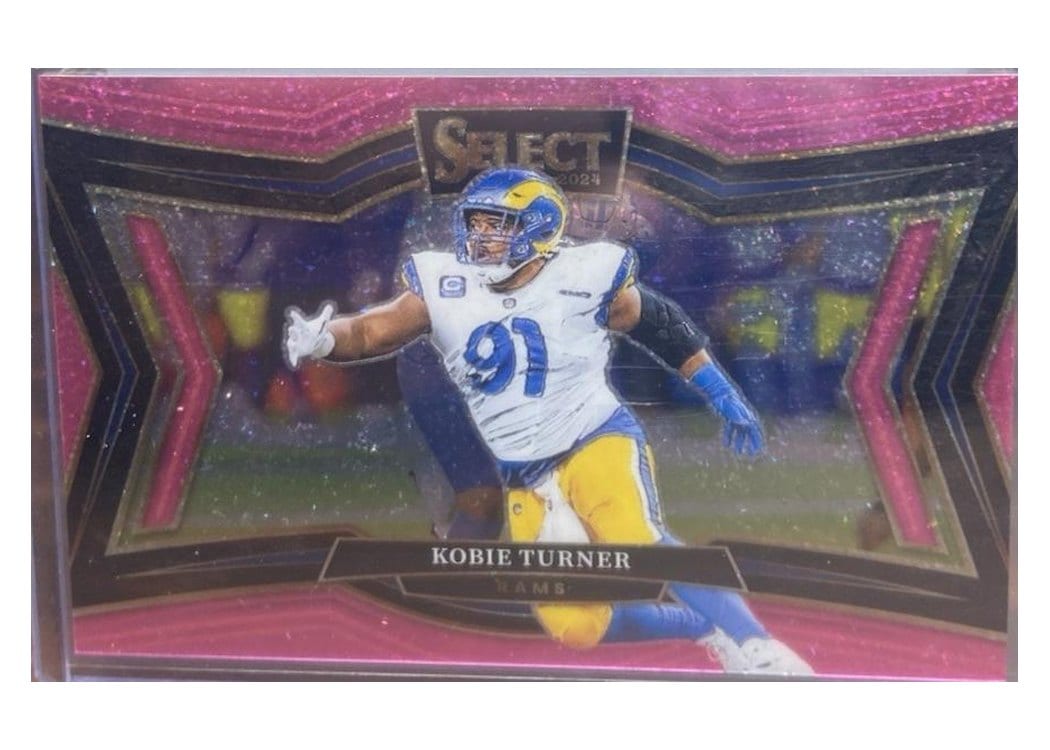 2024 Panini Select Base Set Kobie Turner Pink Glitter Prizm #459 card