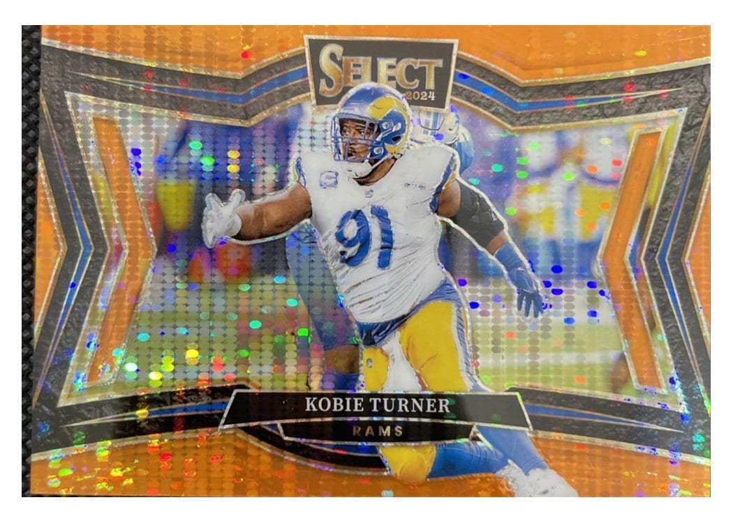 2024 Panini Select Base Set Kobie Turner Neon Orange Pulsar Prizm #459 card