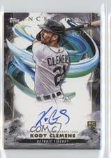 2023 Topps Inception Rookies and Emerging Stars Autographs Kody Clemens #BRES-KC card