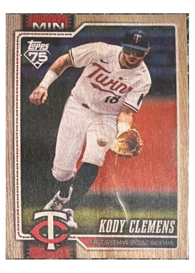 2026 Topps Base Set Kody Clemens Wood #85 card