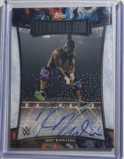 2025 Topps Exalted WWE Wrestling Elevated Ink Kofi Kingston #ELI-KKN card