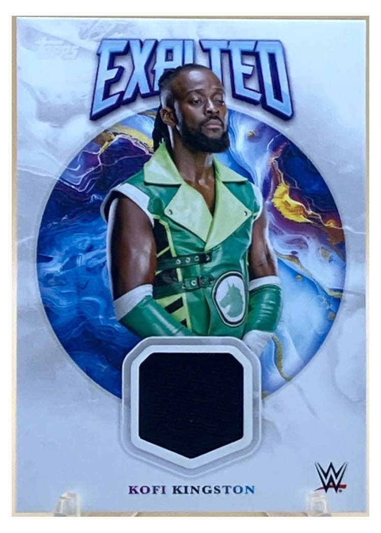 2025 Topps Exalted WWE Wrestling Exalted Relics Kofi Kingston #ER-KKN card