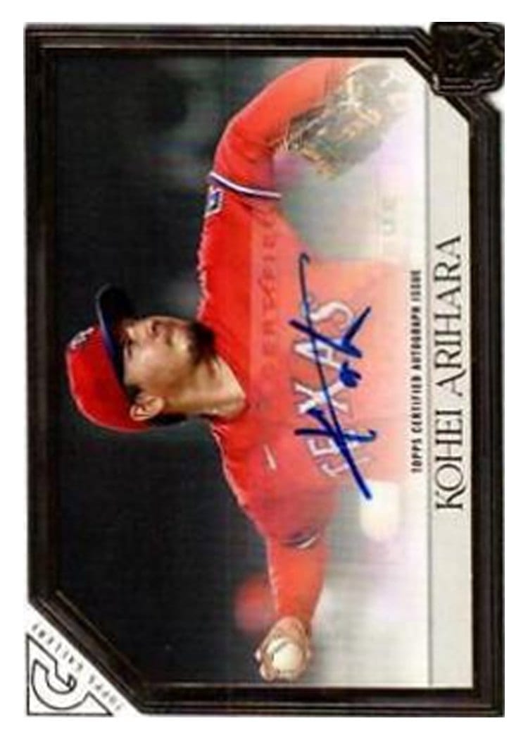 2021 Topps Gallery Rookie Autographs Kohei Arihara #RA-KA card