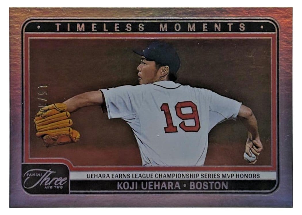 2025 Panini Three and Two Timeless Moments Koji Uehara #10 card