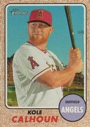 2017 Topps Heritage Base Set Kole Calhoun #237 card