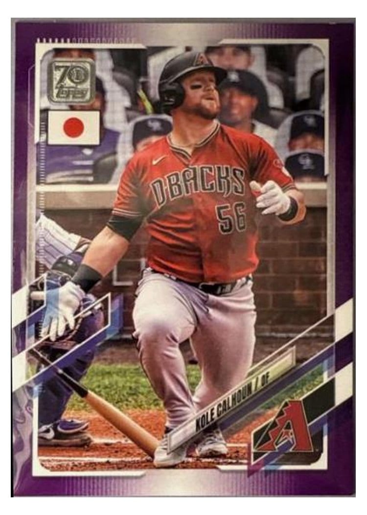 2021 Topps Japan Edition Base Set Kole Calhoun #206 card