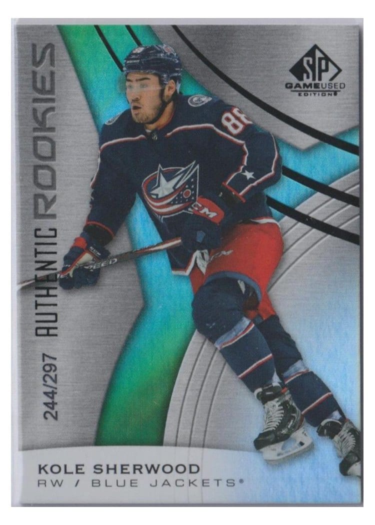 2019-20 SP Game Used Base Set Kole Sherwood #163 card