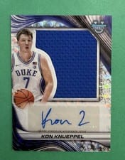 2024-25 Bowman's Best University Prospect Jumbo Relic Autographs Kon Knueppel #PJRA-KKN