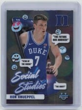 2024-25 Bowman University Chrome Social Studies Kon Knueppel #SS-9 card