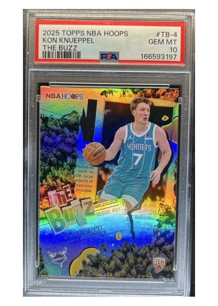 2025-26 NBA Hoops The Buzz Kon Knueppel #TB-4 card