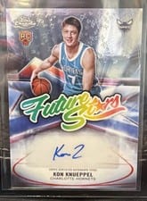 2025-26 Topps Chrome Future Stars Autographs Kon Knueppel #FS-KK card