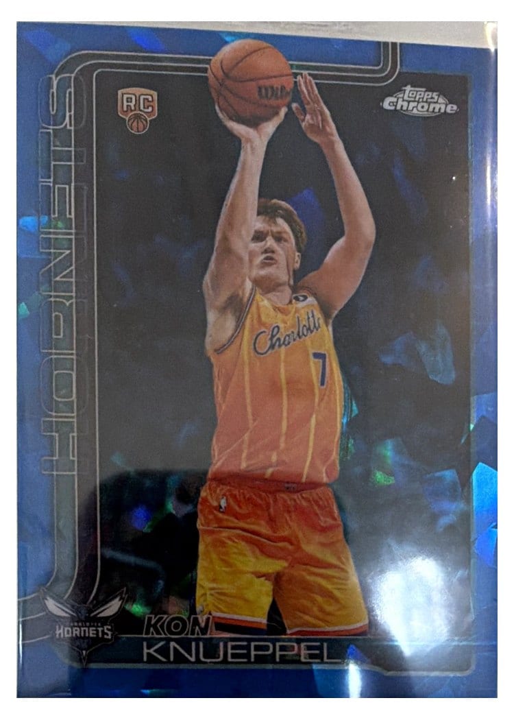 2025-26 Topps Chrome Sapphire Base Set Kon Knueppel #254 card