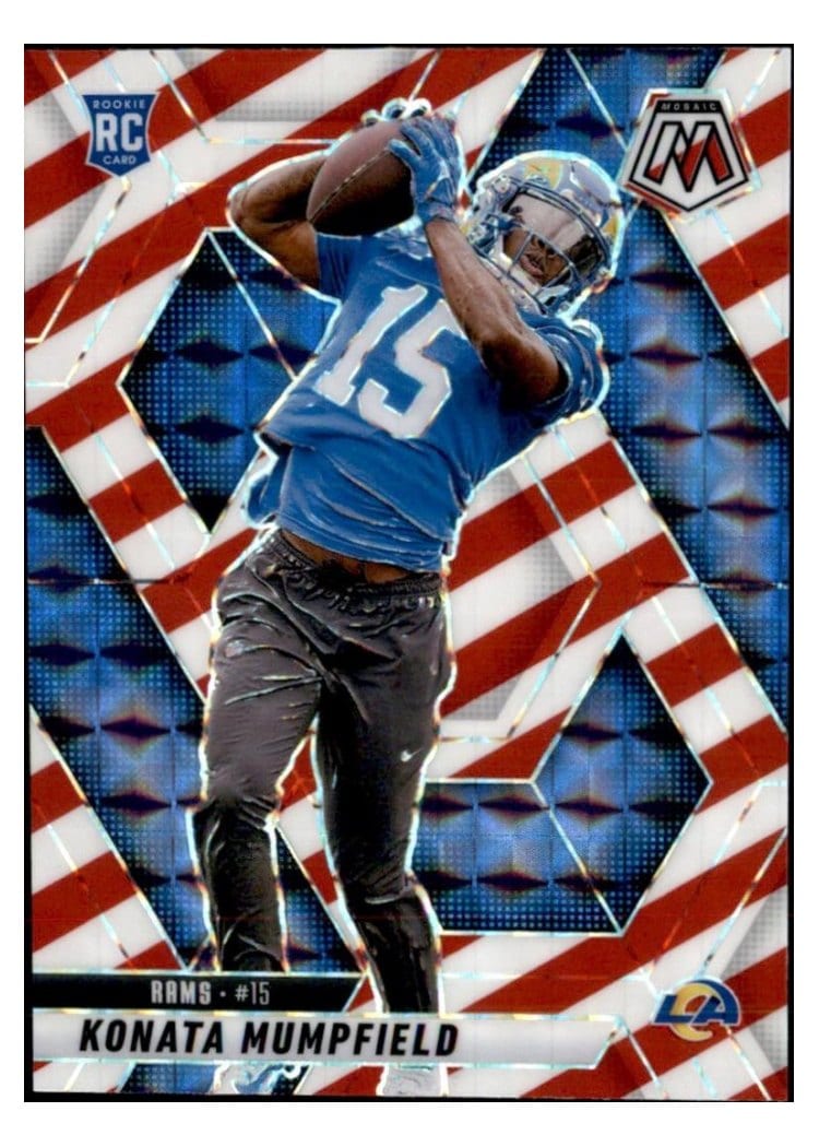 2025 Panini Mosaic Base Set Konata Mumpfield White Sparkle #393 card