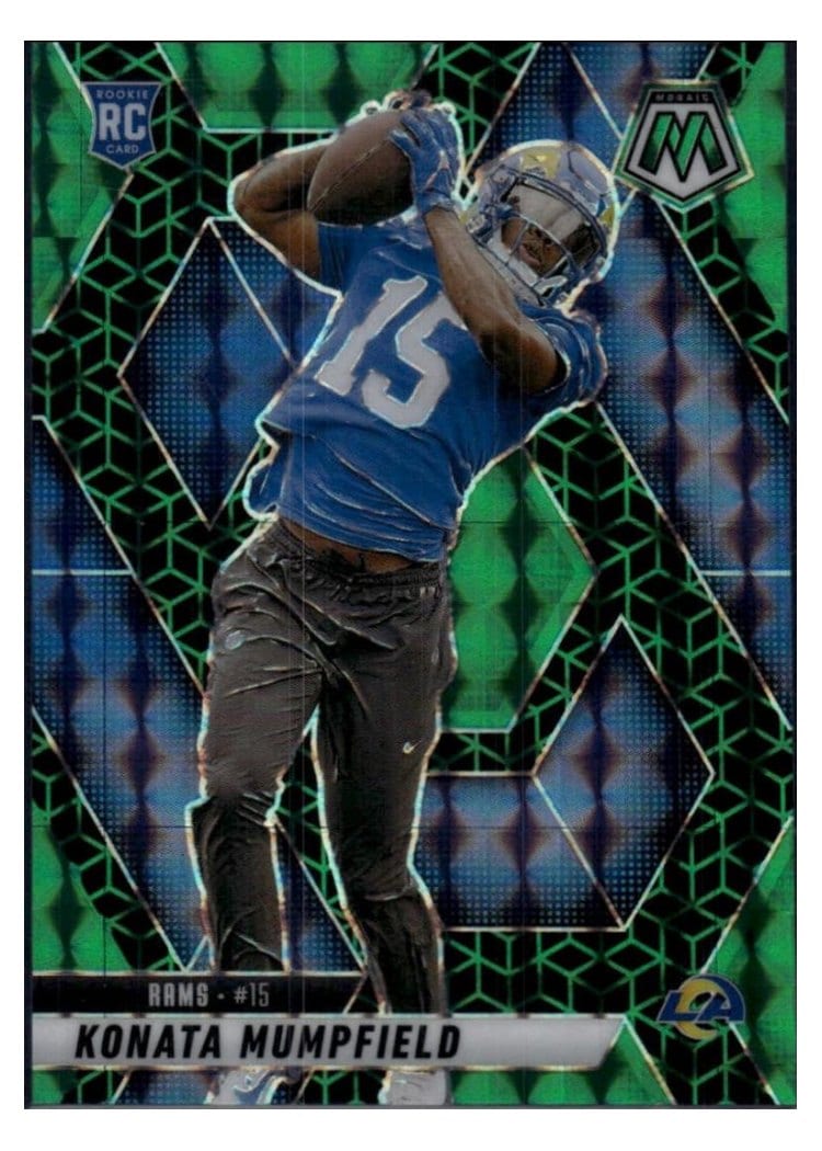2025 Panini Mosaic Base Set Konata Mumpfield Green Spectris #393 card