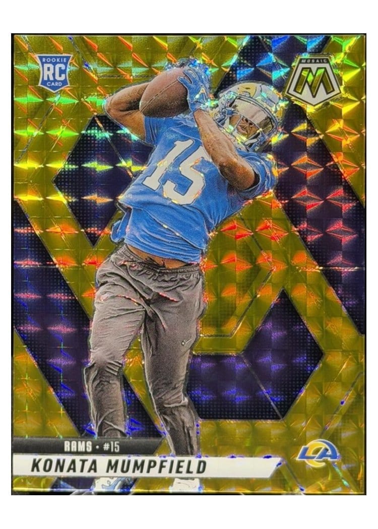 2025 Panini Mosaic Base Set Konata Mumpfield Gold #393