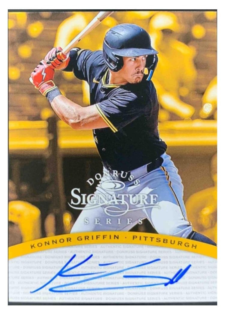 2026 Donruss Retro 1997 Donruss Signature Series Autographs Konnor Griffin #7 card