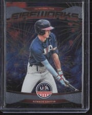 2026 Panini Stars & Stripes Prizm Fireworks Konnor Griffin #22