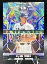 2026 Panini Stars & Stripes Prizm Prizmatic Konnor Griffin #13