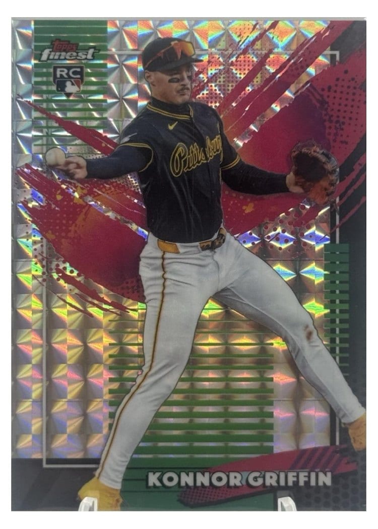 2026 Topps Finest Konnor Griffin Geometric Refractor #268 card