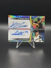 2025 Bowman Draft Prospect Dual Autographs Konnor Griffin/Seth Hernandez #PDA-GHE