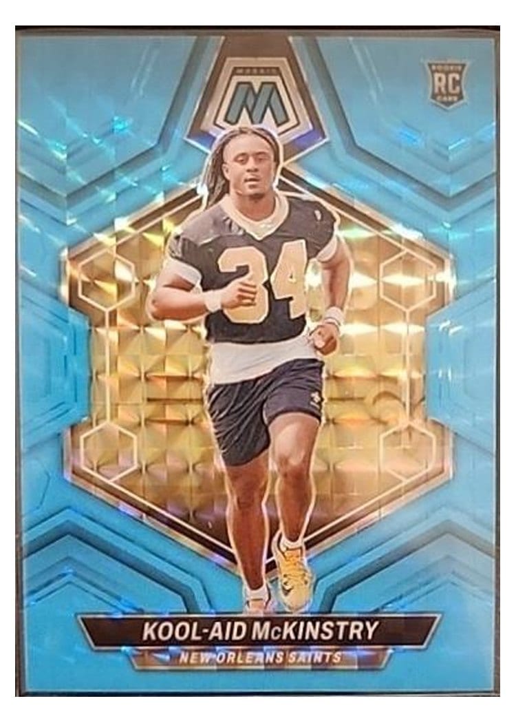 2024 Panini Mosaic Base Set Kool-Aid McKinstry Blue Fluorescent #341 card
