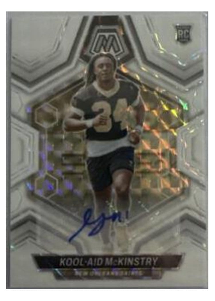2024 Panini Mosaic Base Set Kool-Aid McKinstry Autograph White #341 card