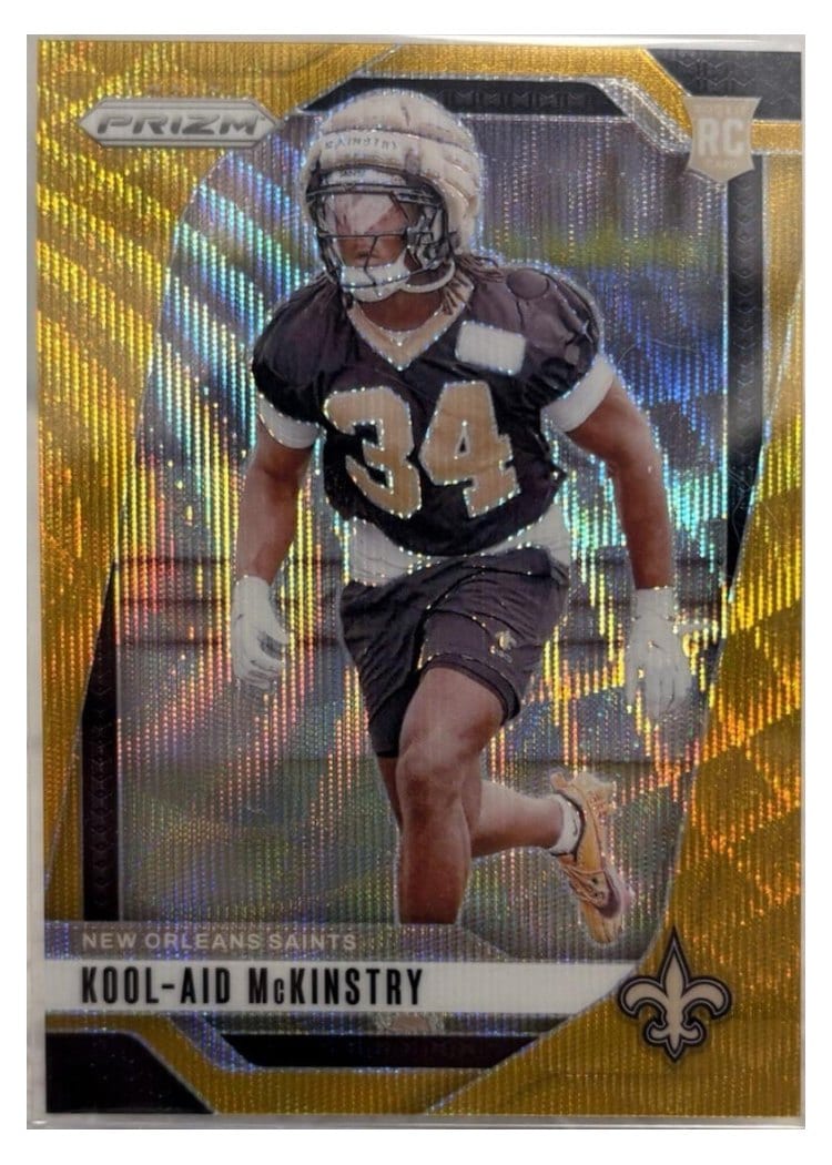 2024 Panini Prizm Base Set Kool-Aid McKinstry Wave Gold #363 card