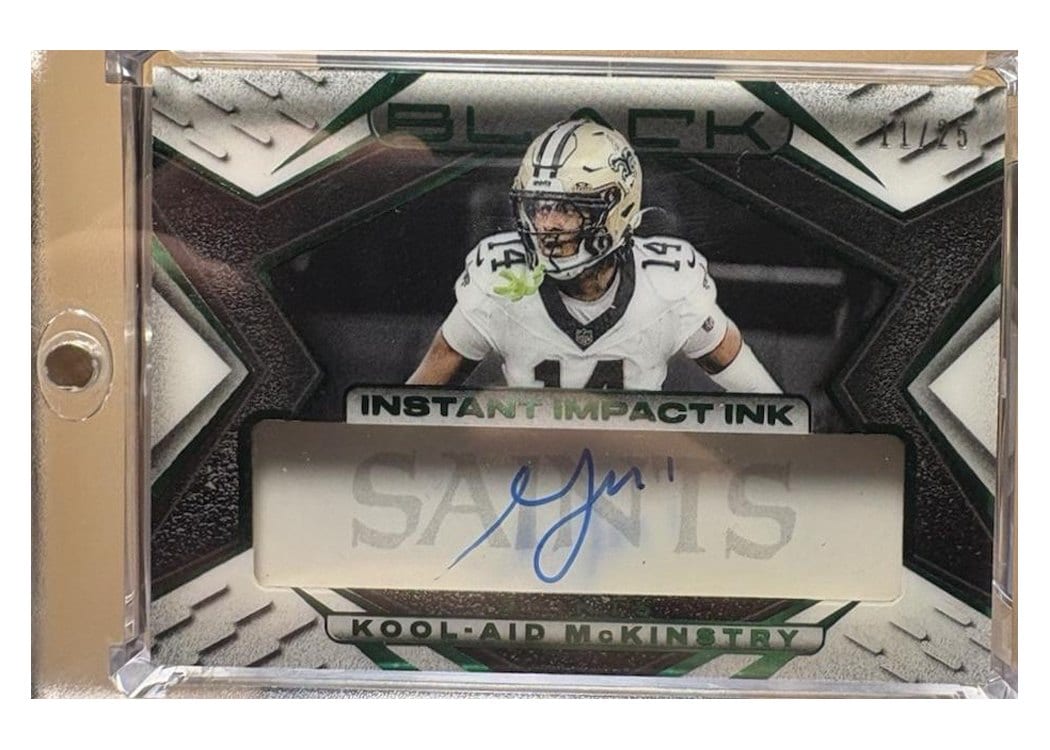 2025 Panini Black Instant Impact Ink Kool-Aid McKinstry #10 card