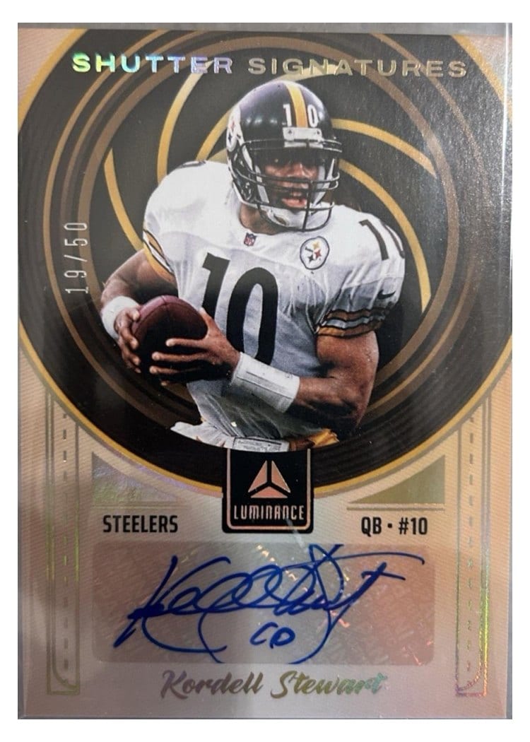 2025 Panini Luminance Shutter Signatures Kordell Stewart #17 card