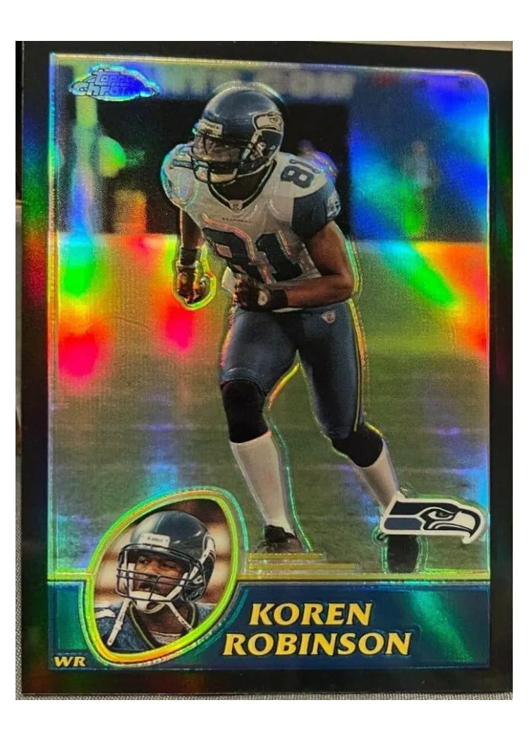 2003 Topps Chrome Koren Robinson #35 card