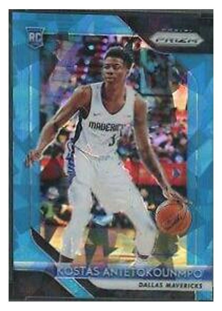 2018-19 Panini Prizm Base Set Kostas Antetokounmpo #22 card