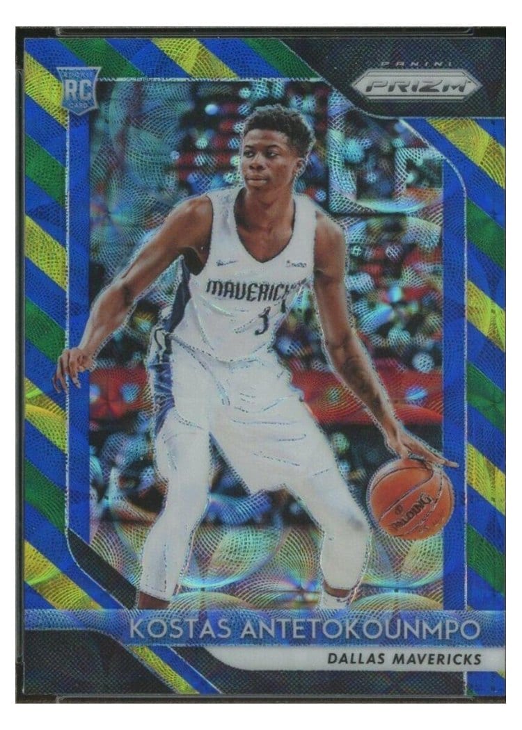 2018-19 Panini Prizm Base Set Kostas Antetokounmpo #22 card